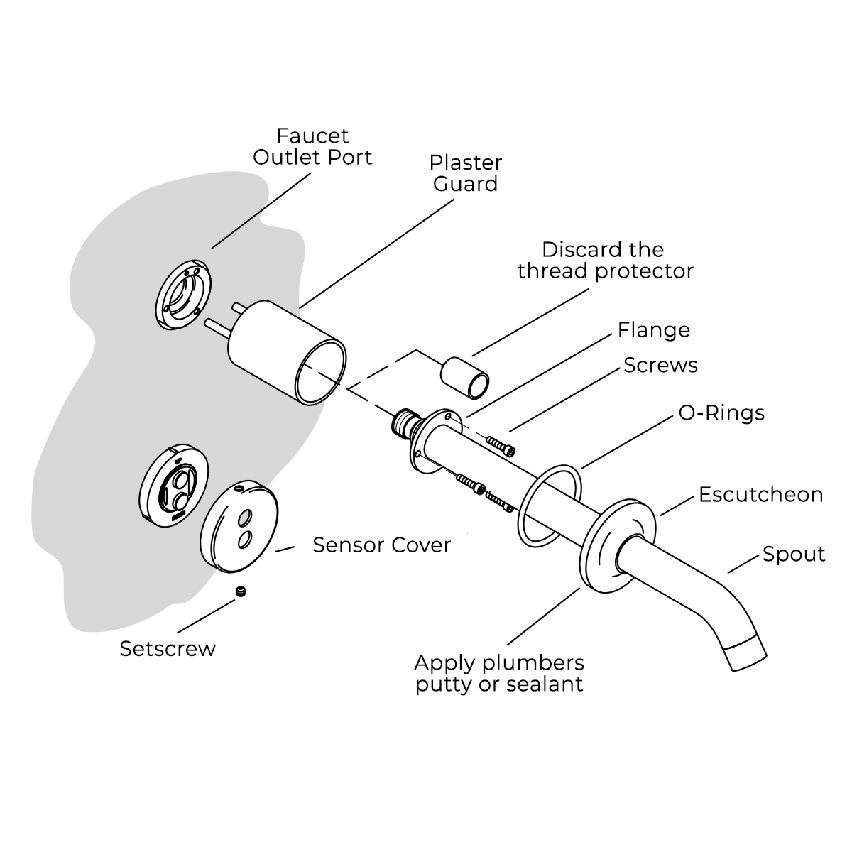 Installation Instructions For Fontana Light Oil Rubbed Bronze Wall Mount Commercial Automatic